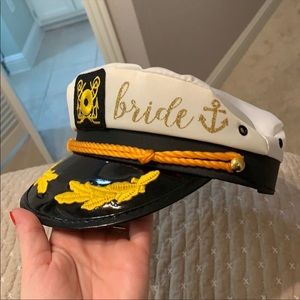 Bridal captain hat